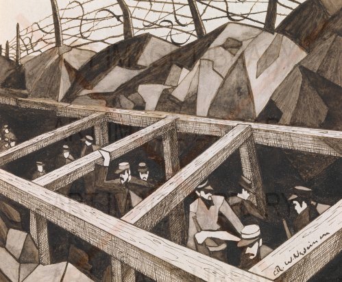 Image no. 3304: La Guerre Des Trous (Christopher Richard Wynne Nevinson), code=S, ord=0, date=1914